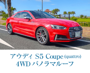 アウディ S5 Coupe (quattro)4WD パノラマルーフ